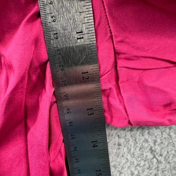 212 Collection Womens Crop Pants 16 Pink High Rise Zip Front Capris Stretch‎ - Picture 11 of 12